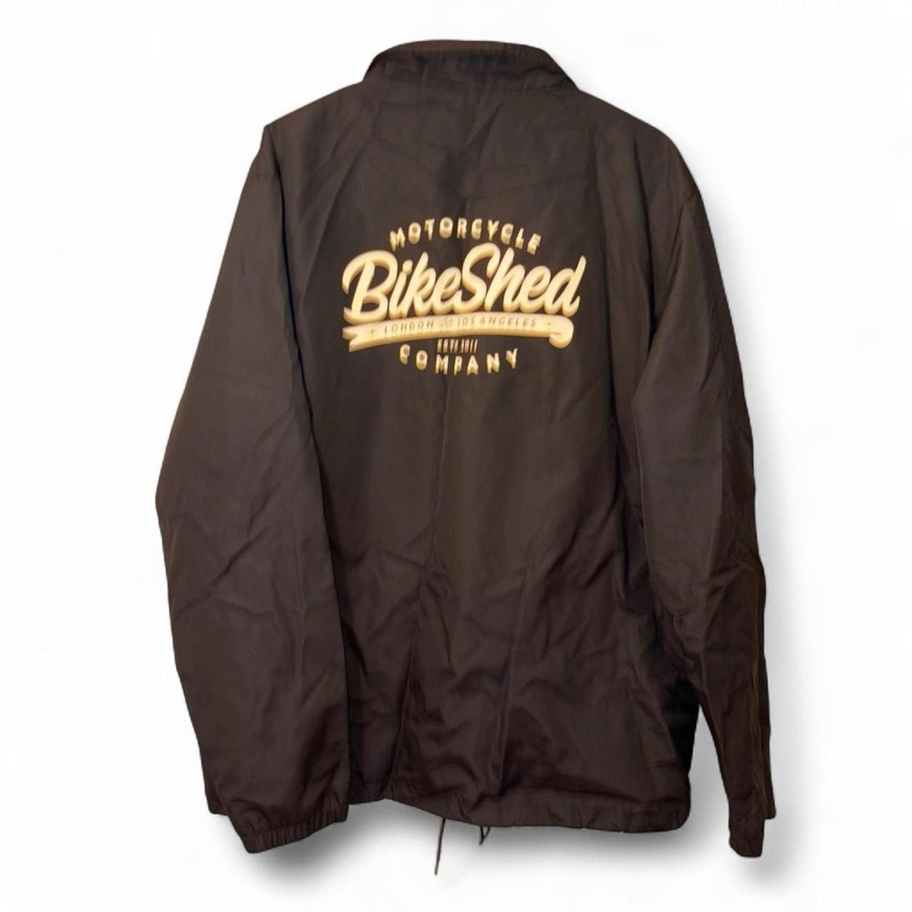 Bikeshed motorcycle company Black Windbreaker Jacket